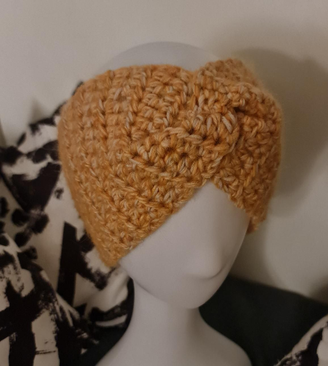 Edles Stirnband aus Alpaka-,Merino- und Mohairwolle 