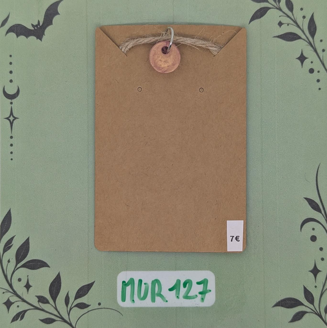 MUR127 Pendentif Rond Cuivré
