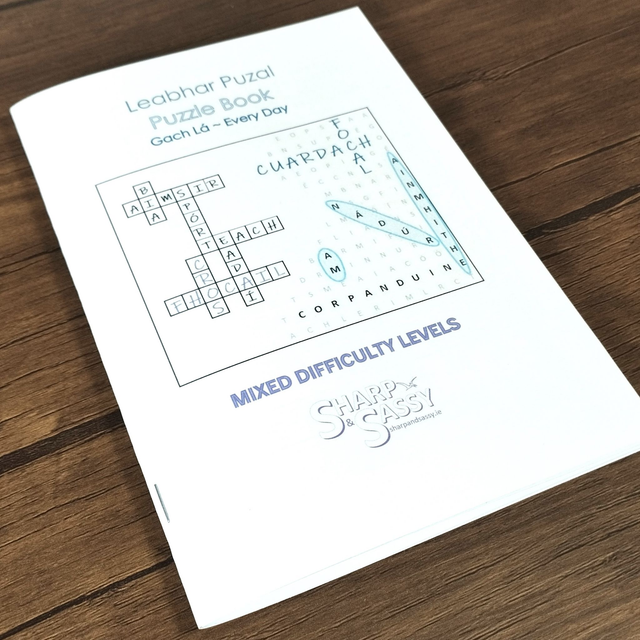 Leabhar Puzal (Mixed Levels) - Puzzle Book