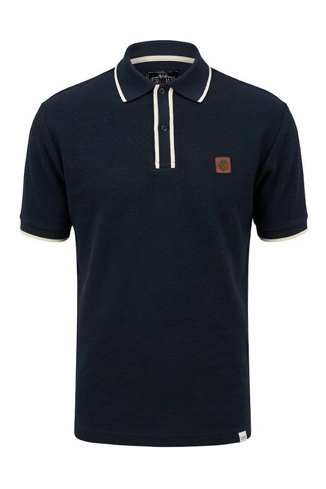 Trojan TR9117 Ottoman Rib Polo - Navy