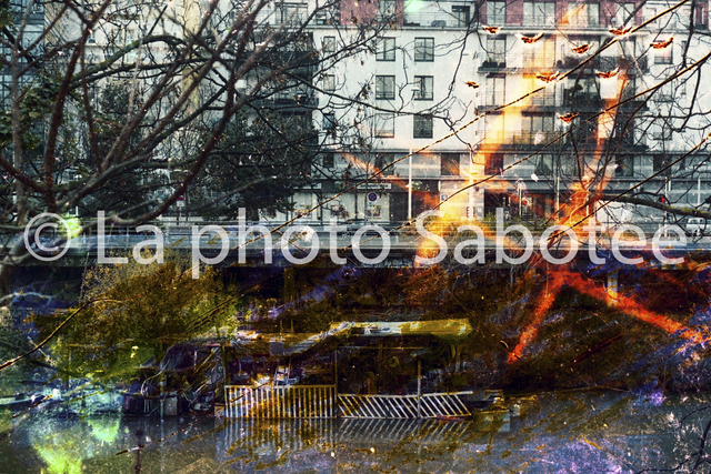 création, photographie expérimental : "seine-Paris" : Esprit Bohème