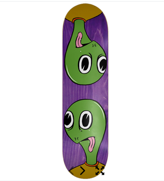 Toy Machine - Turtle Boy Skateboard Deck - 8.25"