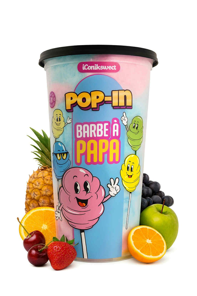 Barbe à Papa Tutti Frutti 60g