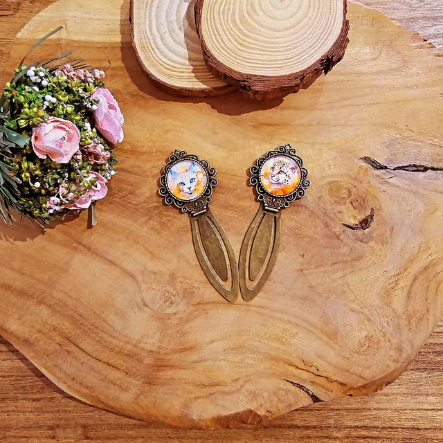  Signet / marque-pages Chat &amp; félin