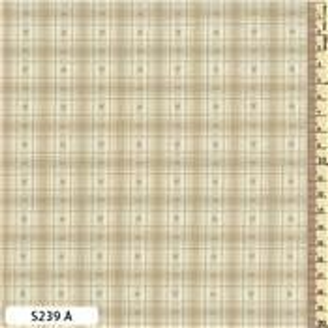 TISSU JAPONAIS A CARREAUX ET COEUR