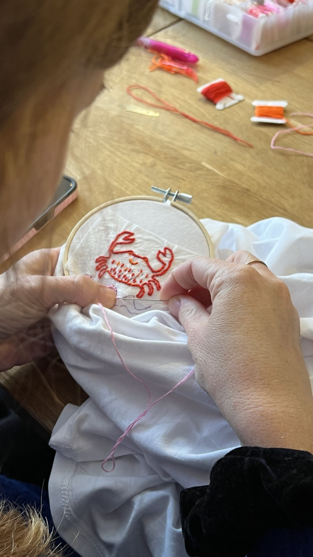 Atelier broderie Upcycling 