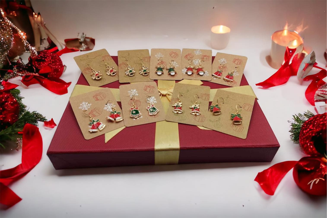 Christmas Bells Hook Earrings