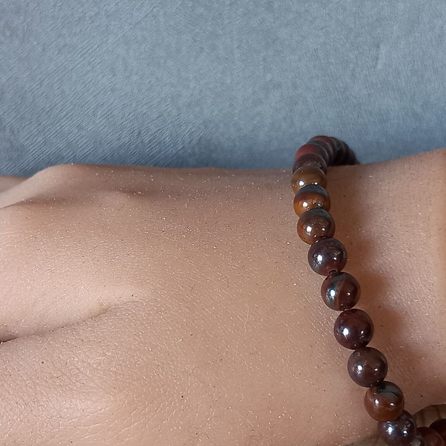 Bracelet ajustable en Oeil de fer