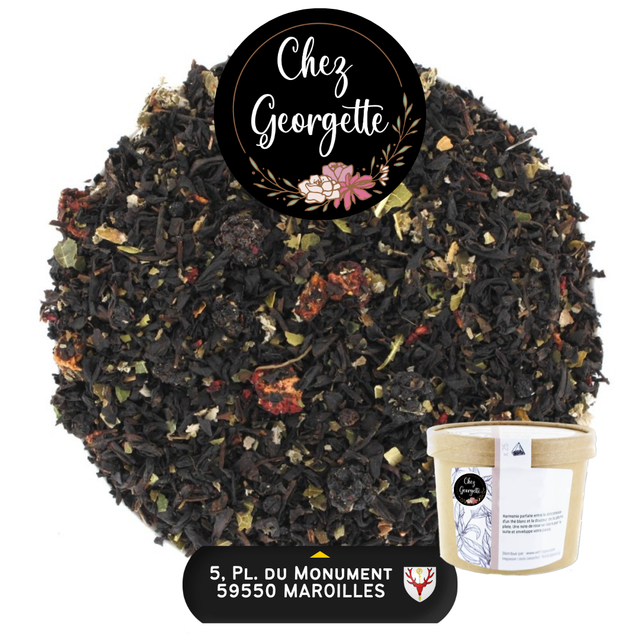 🆕 THÉ NOIR EN FRUITS DES BOIS - Pot de 25 infusettes
