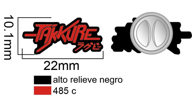 Takkure Logo Pin