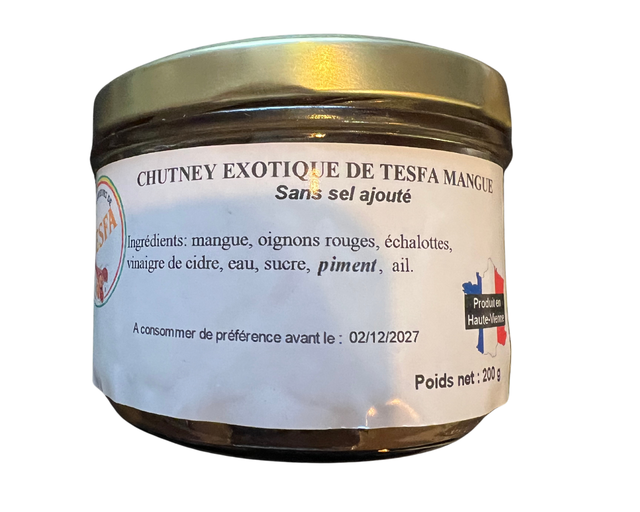 Chutney exotique de TESFA mangue 200 g