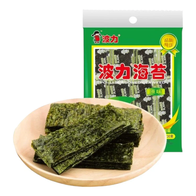 snack di alghe boli 波力海苔