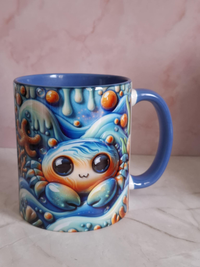 Mug 3d crabe