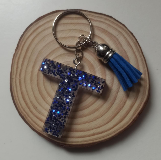 Porte clés lettre - T