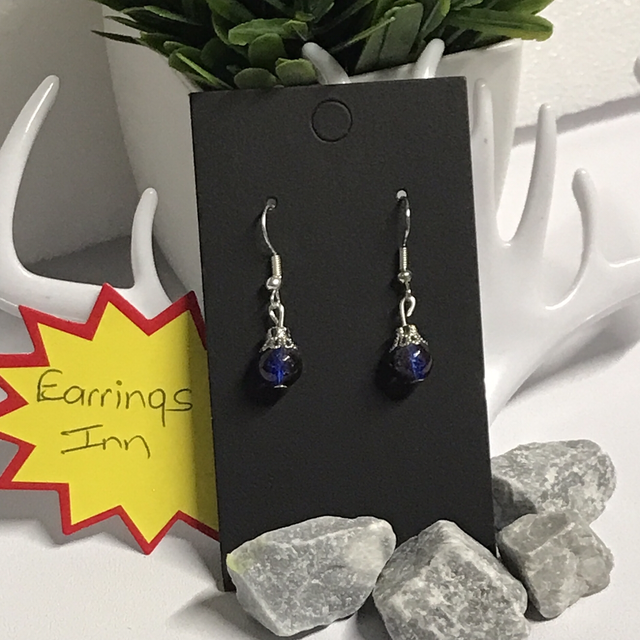 Blue Mixed Dangling Earrings- BMDE1