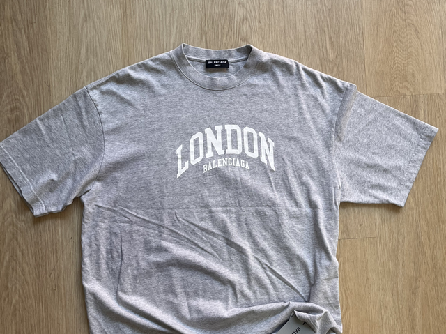Balenciaga t-shirt london grey size L NEW