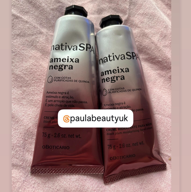 Kit nativa spa - ameixa negra 2x creme de mãos 