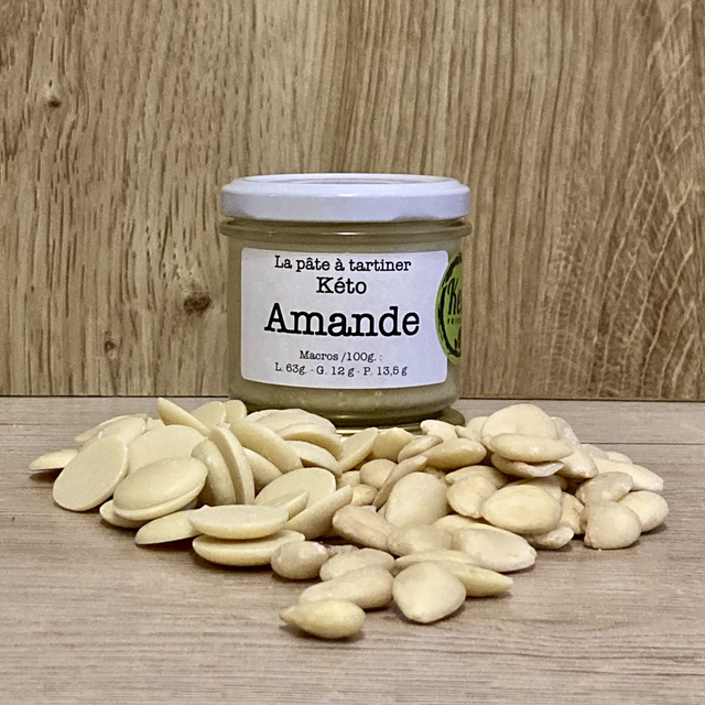 Pâte à tartiner Amandes Chocolat blanc - Céto - 110g