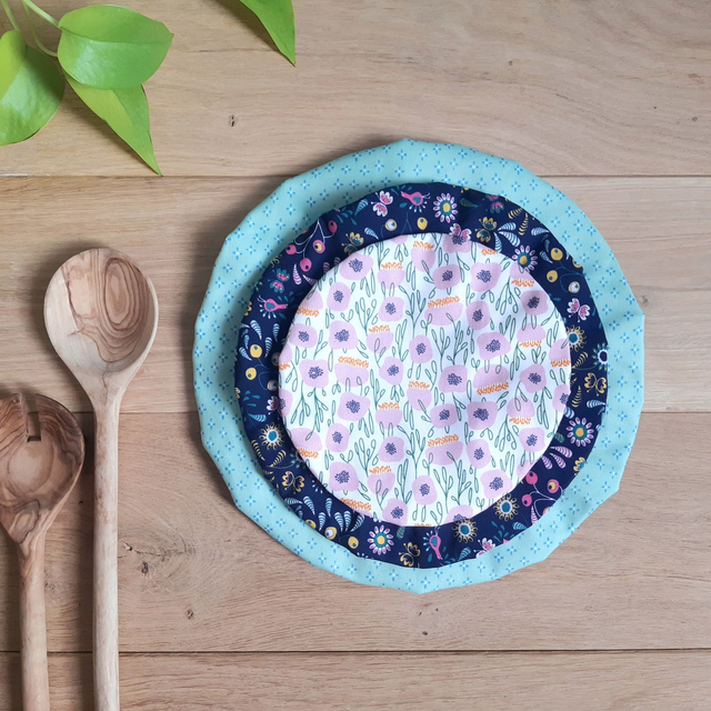 Lot de 3 charlottes à plats - Turquoise