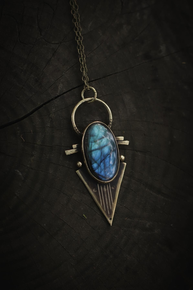 Tribal vibes - Pendentif labradorite