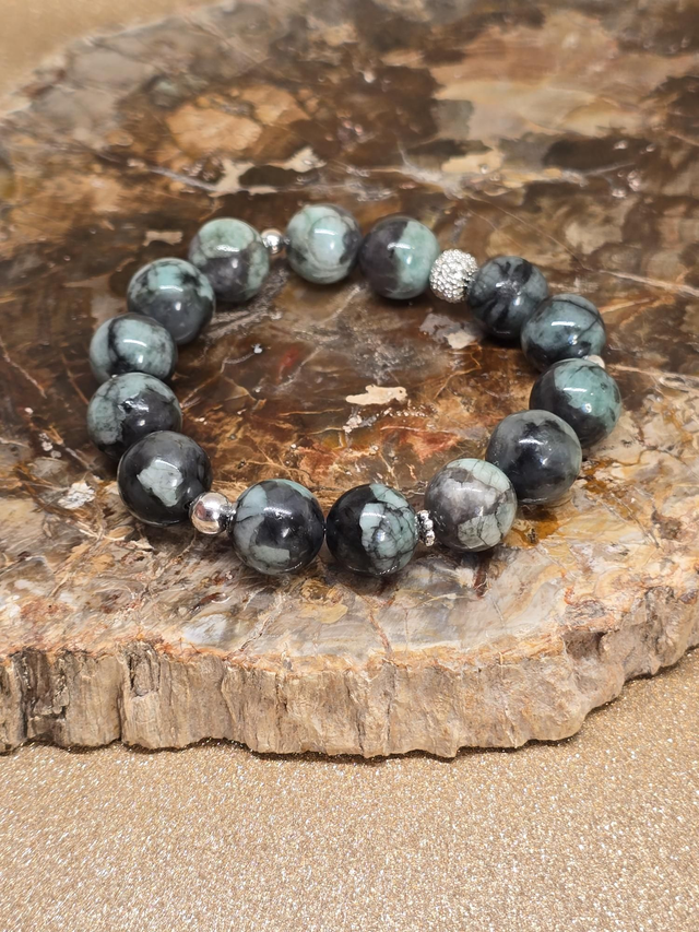 Bracelet Emeraude XXL en 1,4 cm