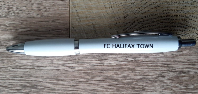 FC Halifax Town White Ballpoint Pen 