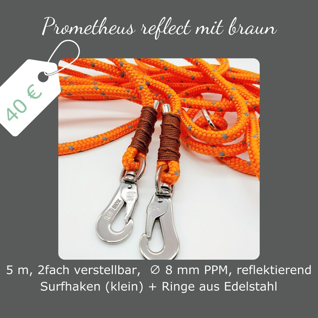 BAT Leine, 2fach verstellbar "Prometheus"