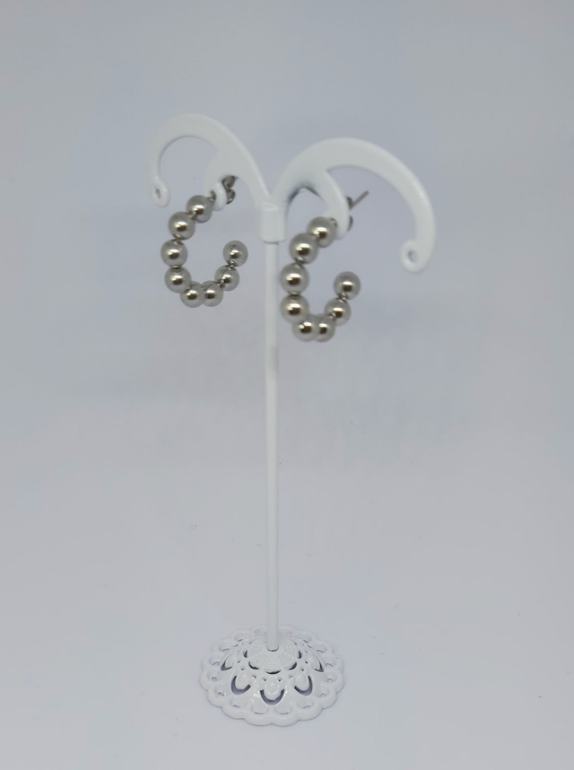 Boucle d'oreille boule 