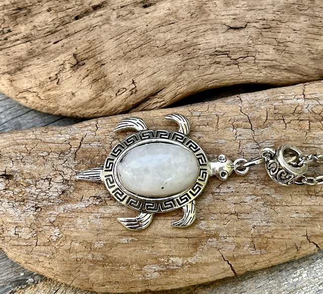 Kuukivi riipus kilpikonna 