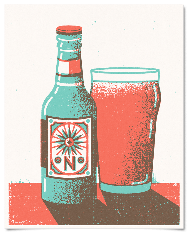 North Star - Drink Print