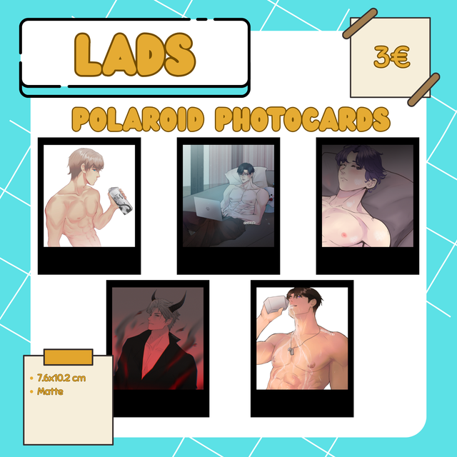 LADS Polaroid Photocards