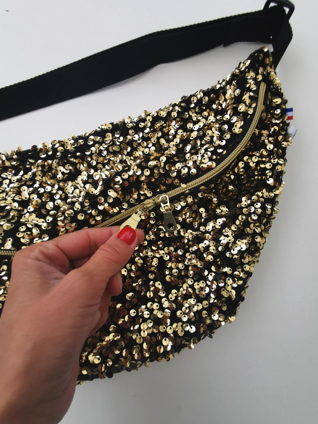 Banane LOUISE sequin or