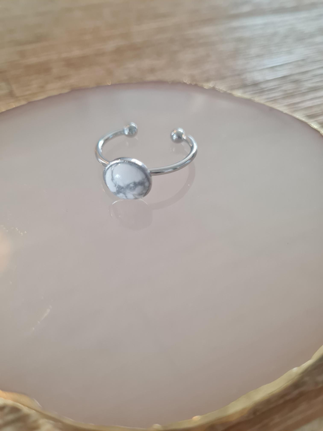 Bague howlite 