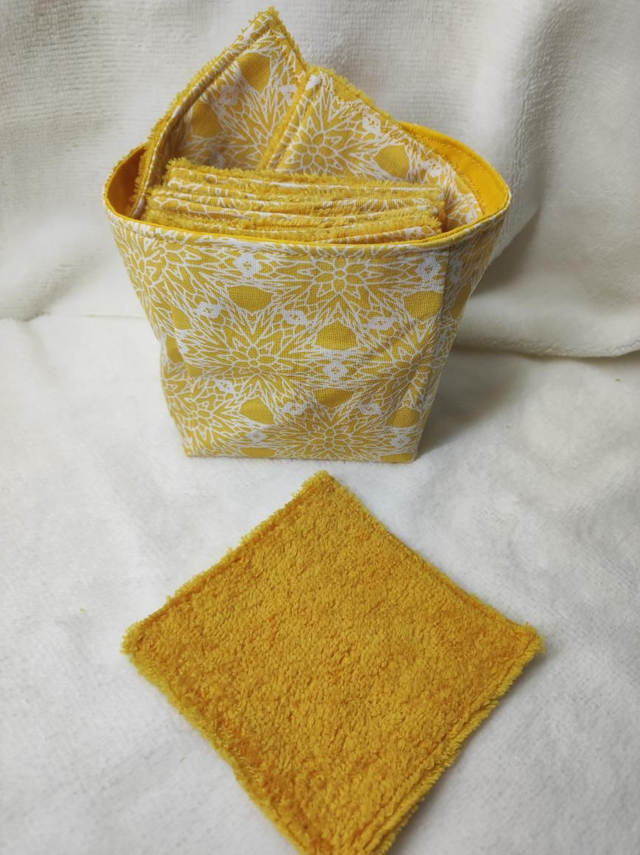 Ensemble visage et douche rosace psychédélique jaune