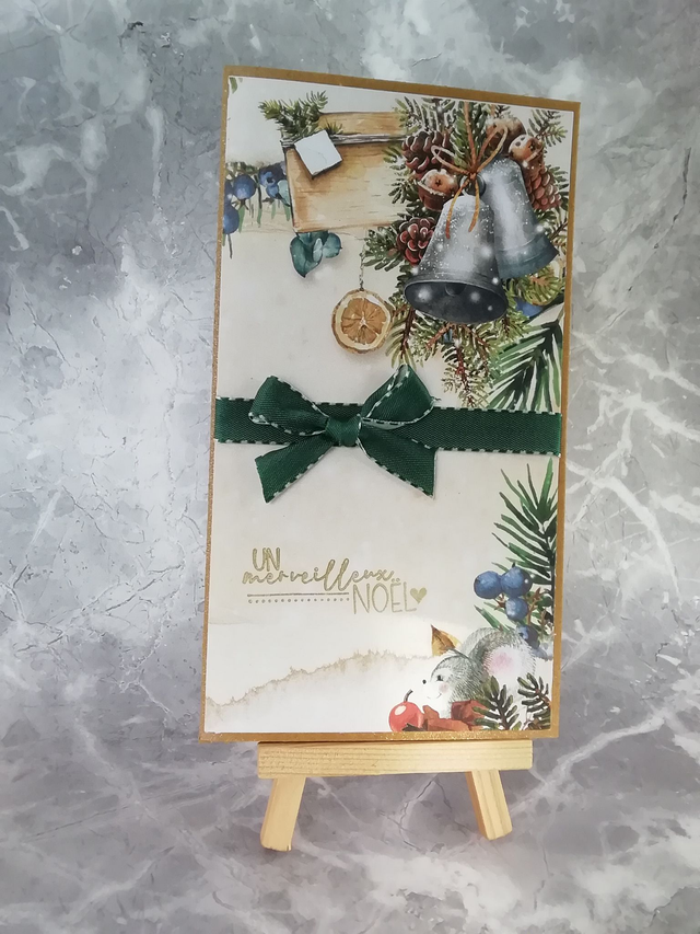 🎁 Carte Pochette Chèque Cadeau Noël