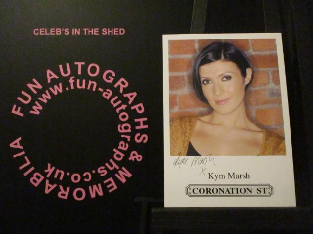 Kym Marsh (Michelle Connor) Original Coronation Street Pre-Print Cast Card