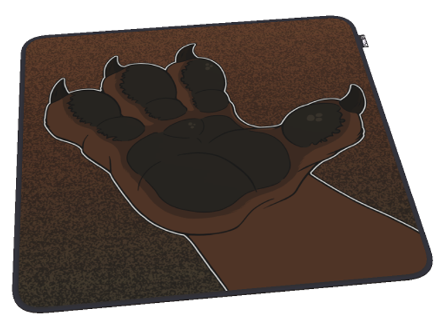 Mousepad: bear claw
