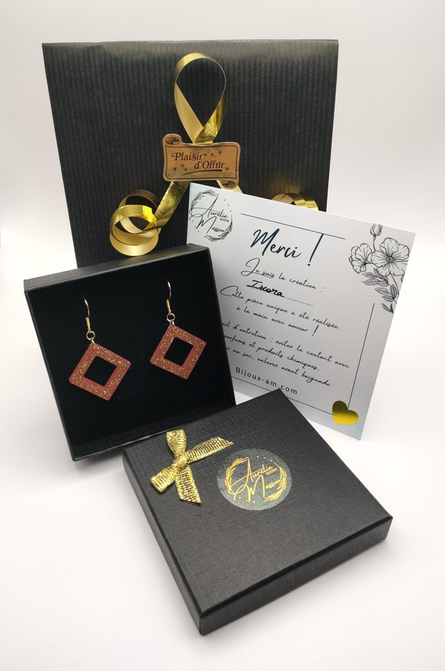 Boucles d'oreilles "Ixora"