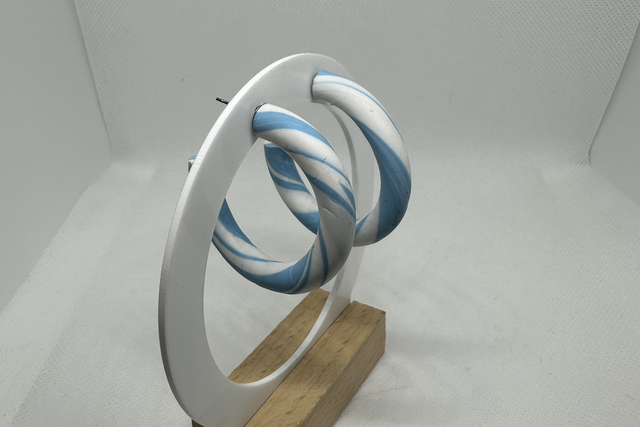 Creolen Blau/Weiss