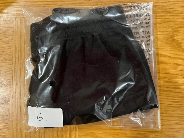 Black PE Shorts (Various Sizes)