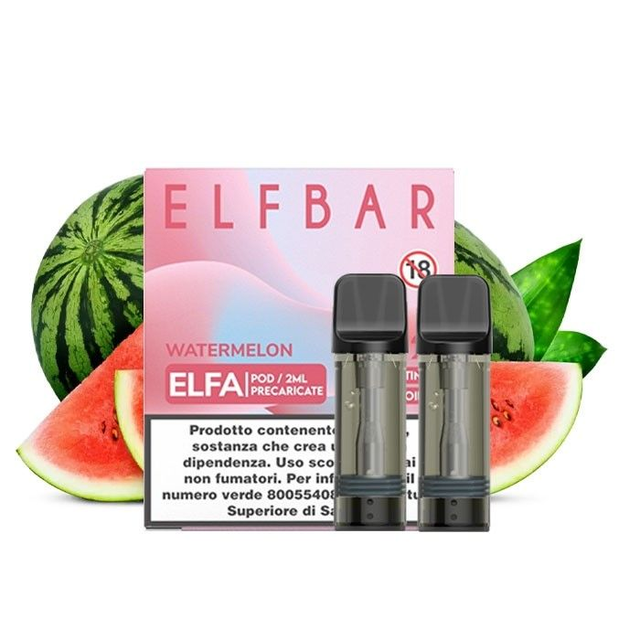 ELFBAR ELFA Pod Precaricate Watermelon 2Pz 0mg/ml EAN6932570110671