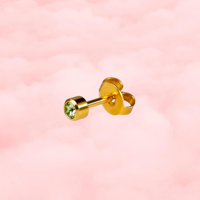 Peridot
August Birthstone
24ct Gold Plate Single