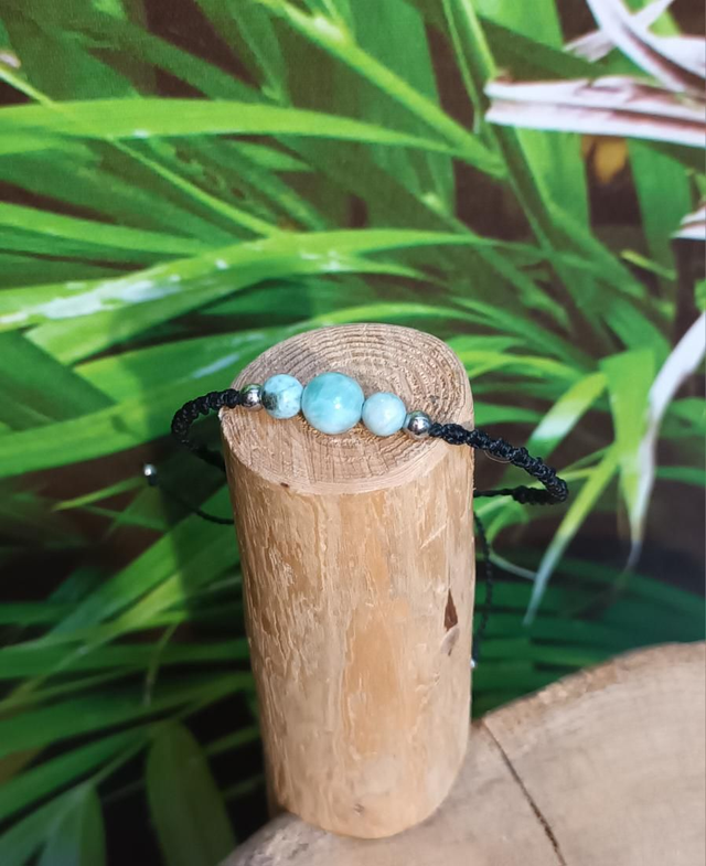 Bracelet en larimar