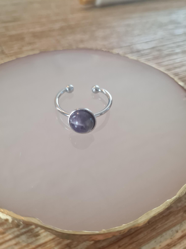 Bague améthyste 