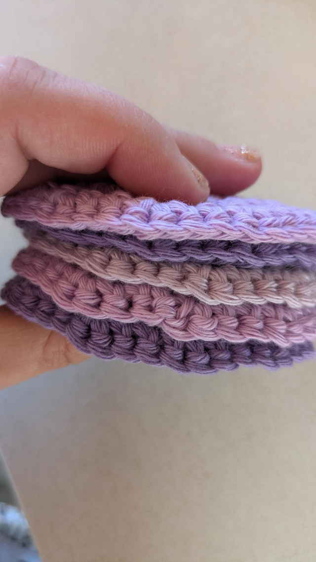 Coton réutilisable 6 pièces