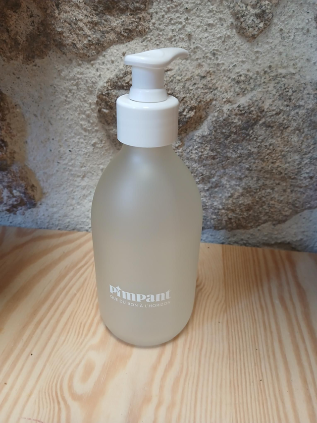Bouteille pompe pour gel douche Pimpant (300ml)