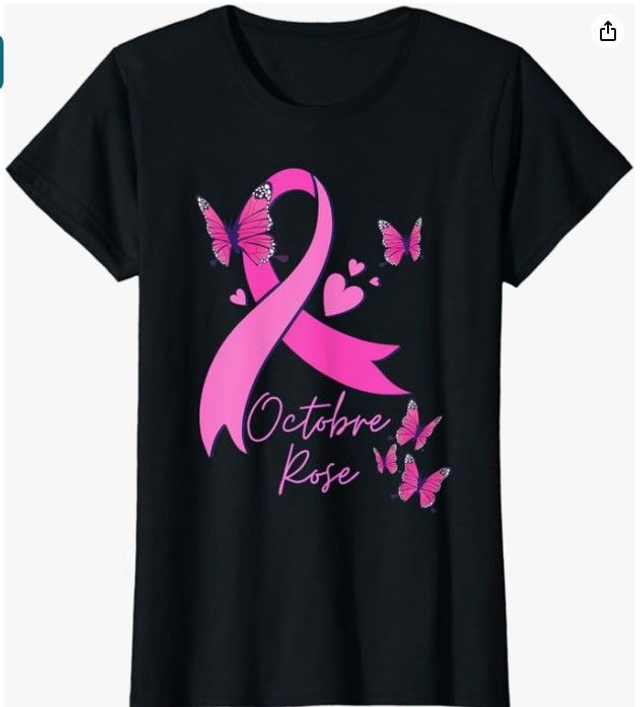 Femme Cancer du Sein Octobre Rose, Lutte au Cancer du Sein 2024