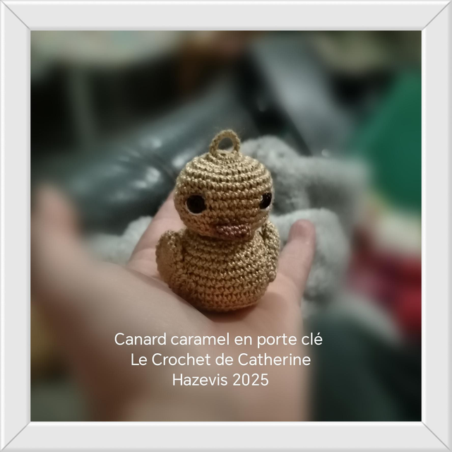 2025 Canard caramel en porte clé 