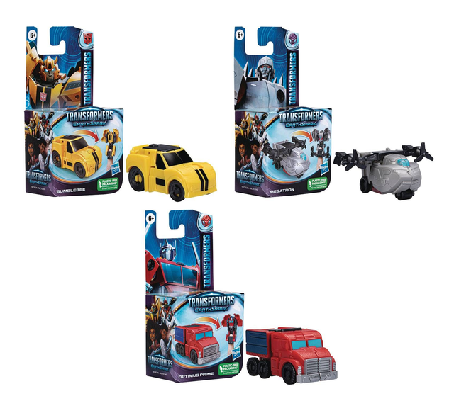 Transformers: Earthspark Tacticon Mini Action Figures
