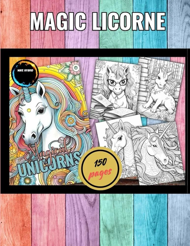 Livre de Coloriage Licorne
